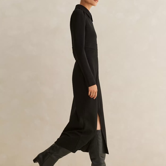 ME + EM Travel Tailoring Midi Shirt Dress - Picture 7 of 10